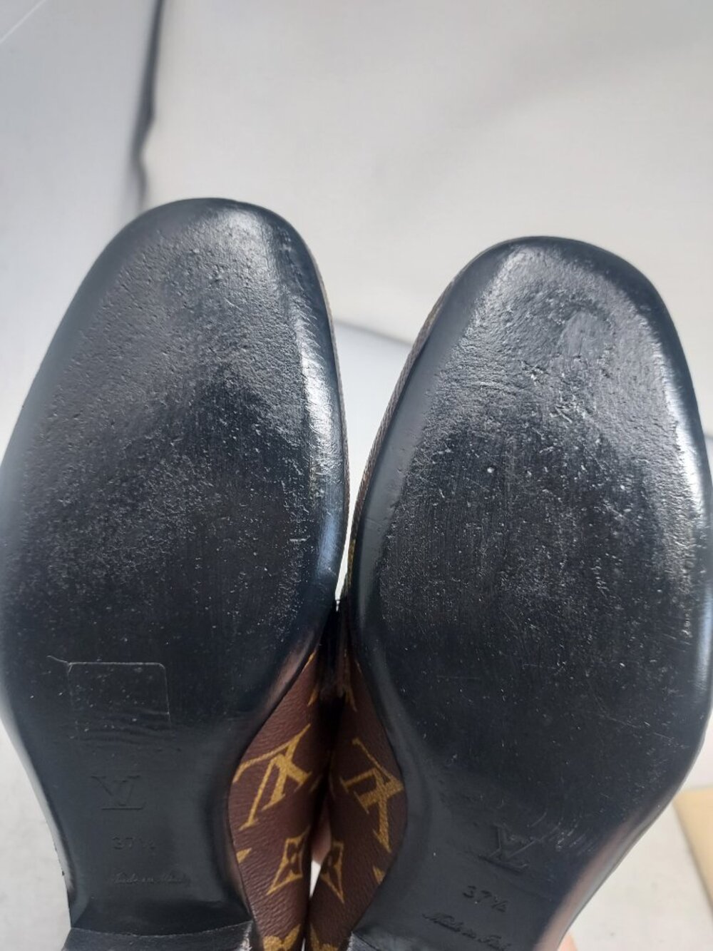 Louis Vuitton LV Monogram Brown Women Flat Shoe - Picture 13 of 13